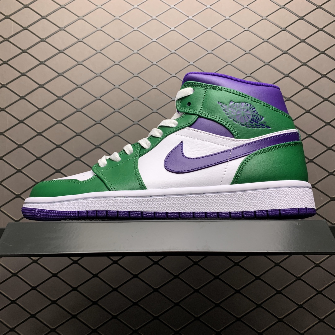 260 Air Jordan 1 MID AJ1乔1中帮文化休闲运动板鞋 554724-300