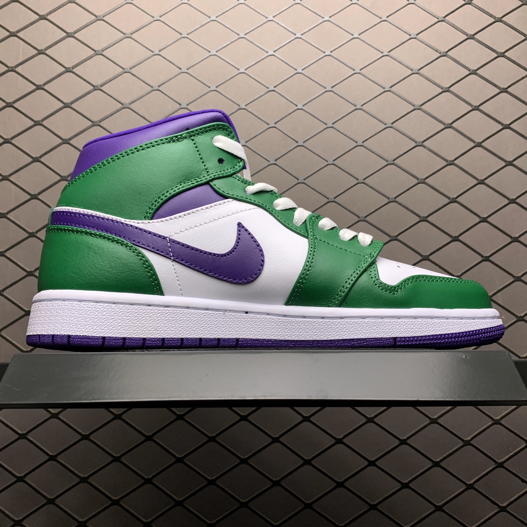 260 Air Jordan 1 MID AJ1乔1中帮文化休闲运动板鞋 554724-300