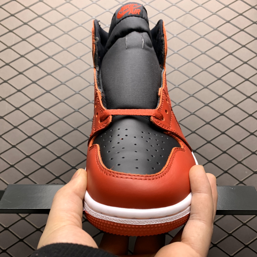 280 性价比版本 Air Jordan 1 High AJ1乔1 反转黑红 进口头层打造 BQ4422-600