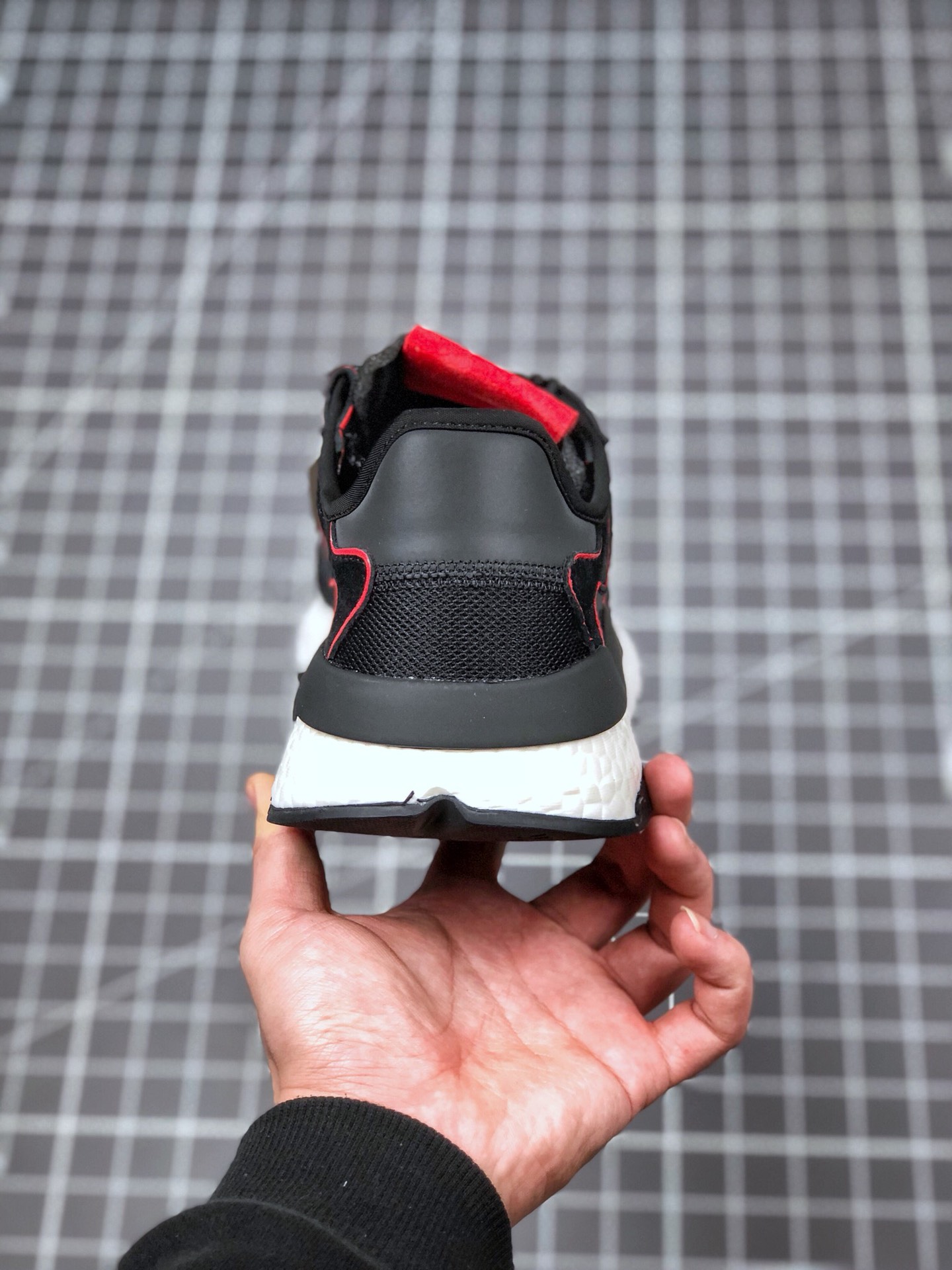 150 真标半码 阿迪达斯 /Adidas Nite Jogger Boost 夜行者3M反光 爆米花大底复古跑鞋 FV3615