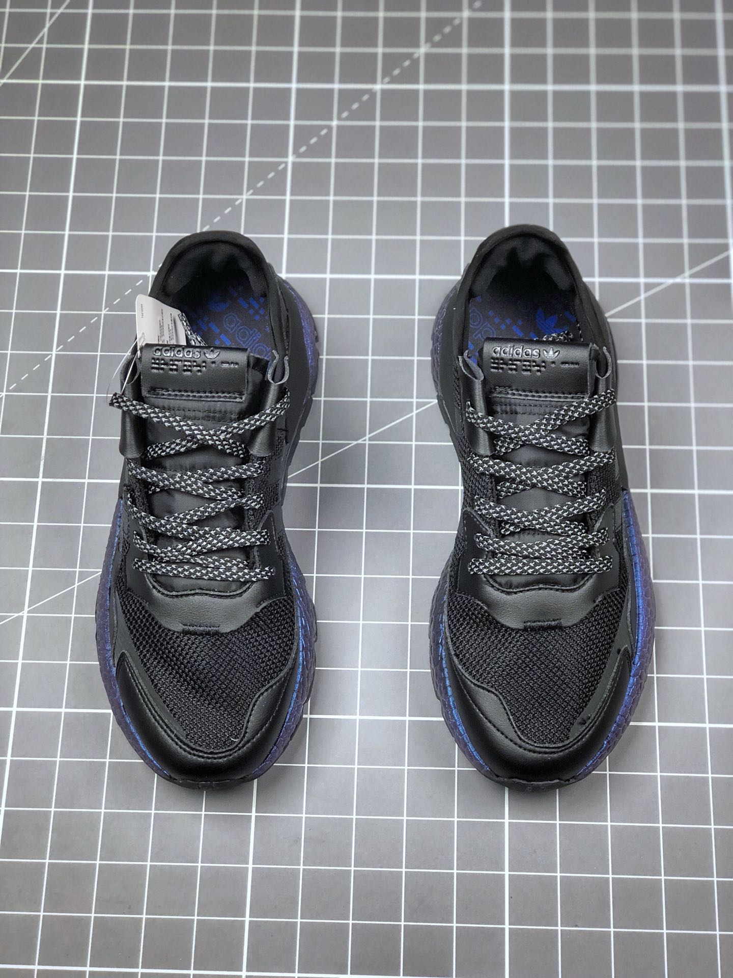 150 真标半码 阿迪达斯 /Adidas Nite Jogger Boost 夜行者3M反光 爆米花大底复古跑鞋 FV3615