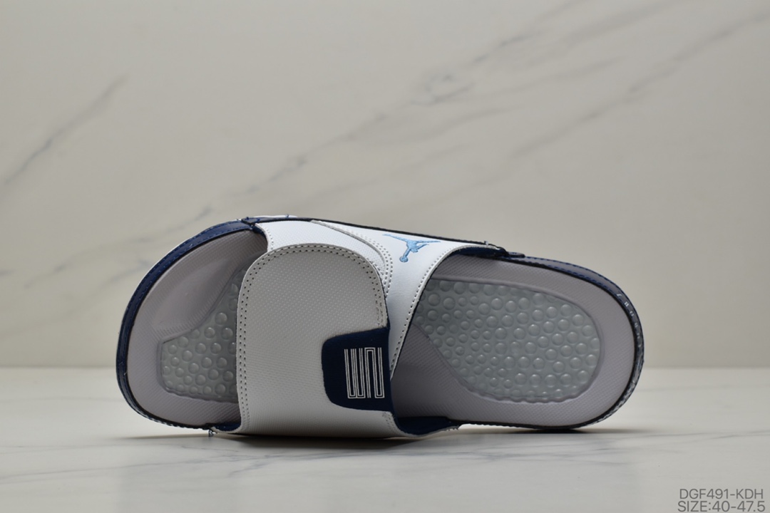 75 乔丹Air Jordan Hydro AJ11黑白运动休闲沙滩拖鞋凉拖男鞋