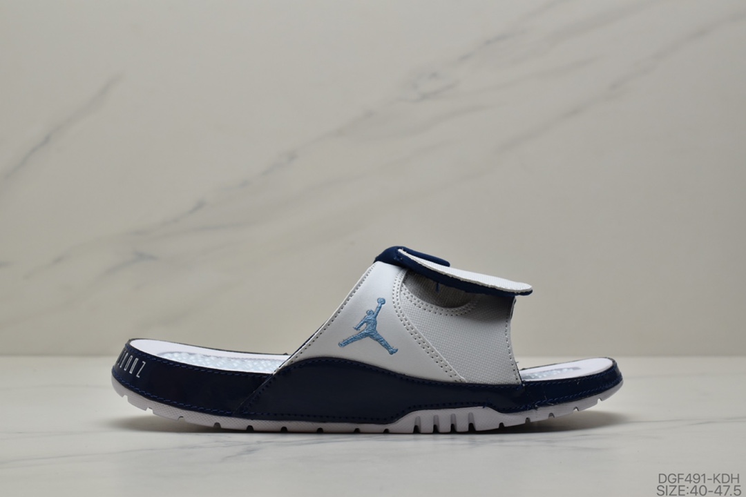 75 乔丹Air Jordan Hydro AJ11黑白运动休闲沙滩拖鞋凉拖男鞋