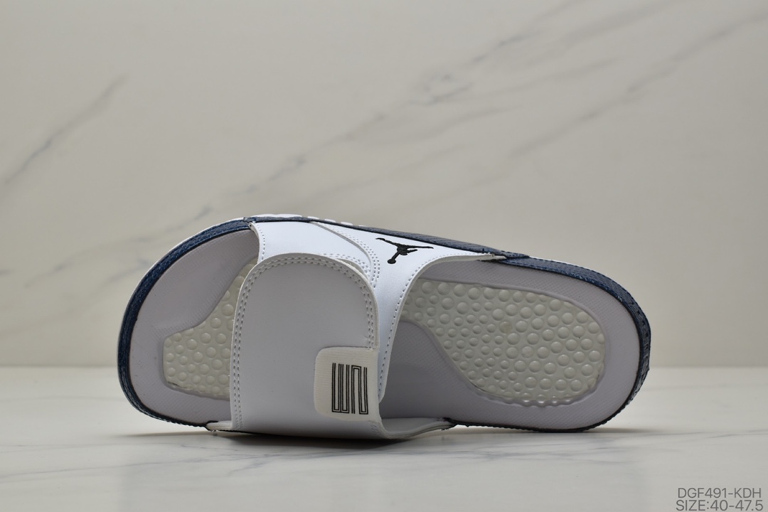 75 乔丹Air Jordan Hydro AJ11黑白运动休闲沙滩拖鞋凉拖男鞋