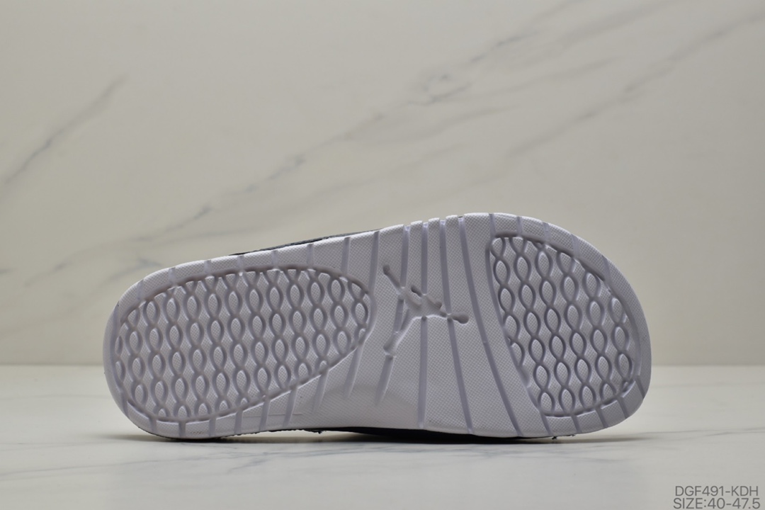 75 乔丹Air Jordan Hydro AJ11黑白运动休闲沙滩拖鞋凉拖男鞋