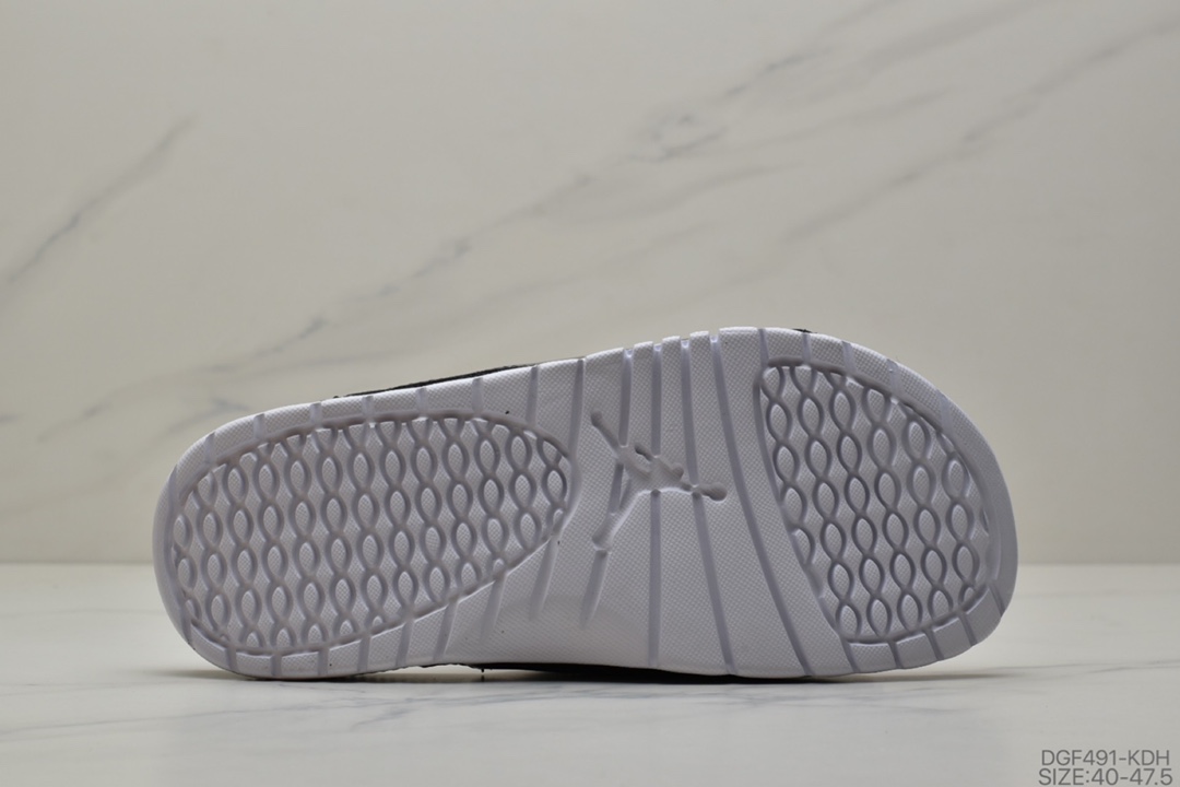 75 乔丹Air Jordan Hydro AJ11黑白运动休闲沙滩拖鞋凉拖男鞋