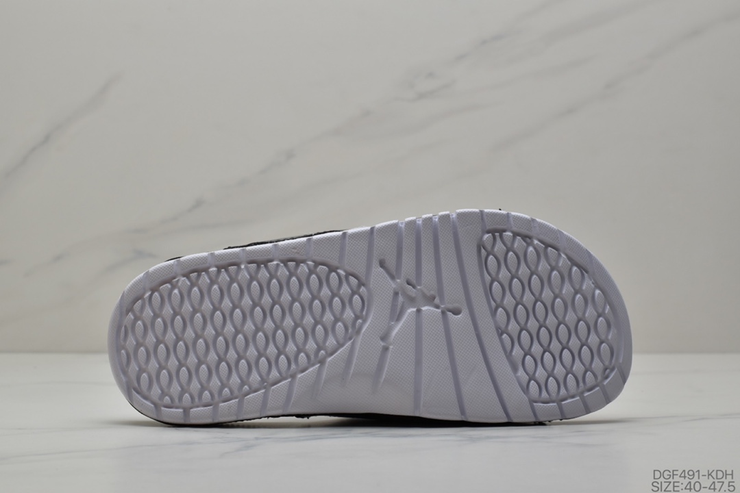 75 乔丹Air Jordan Hydro AJ11黑白运动休闲沙滩拖鞋凉拖男鞋