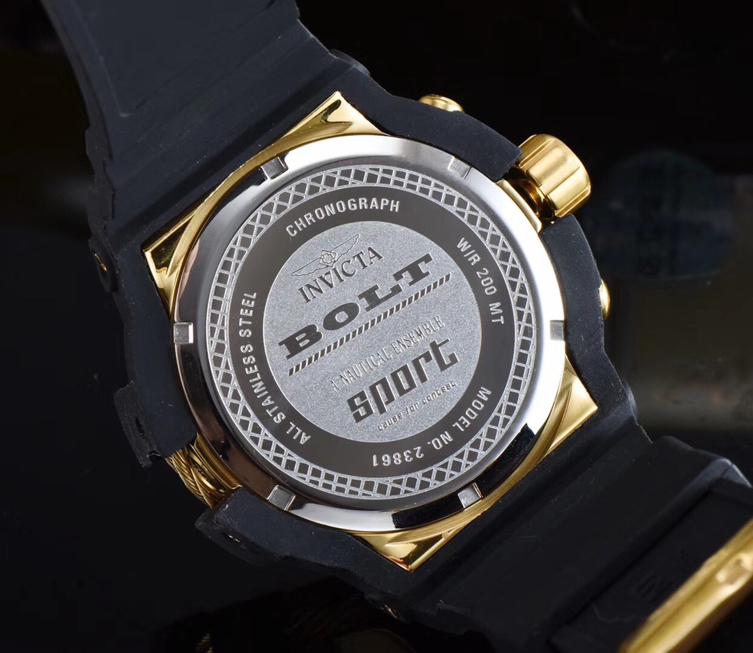 Invicta Invertiatic Men’s Watch: Unique Design, Expensive Quality, Imported Movement, Super-Silent Mineral Mirrors - 图片 4