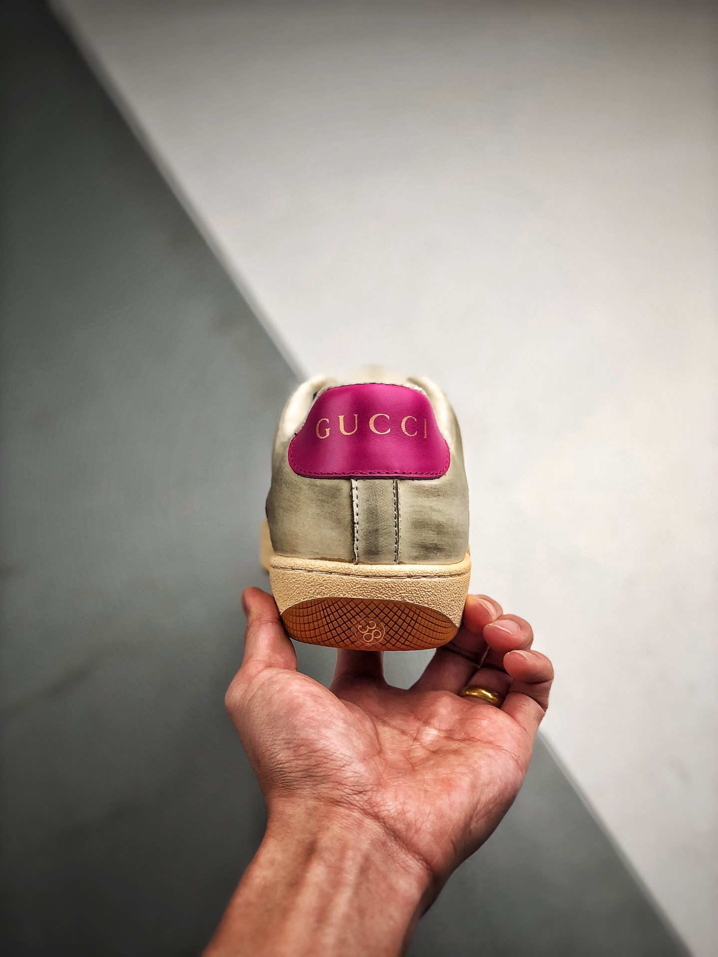 240 Gucci 古驰米老鼠 余文乐板鞋系列  正确原盒版本