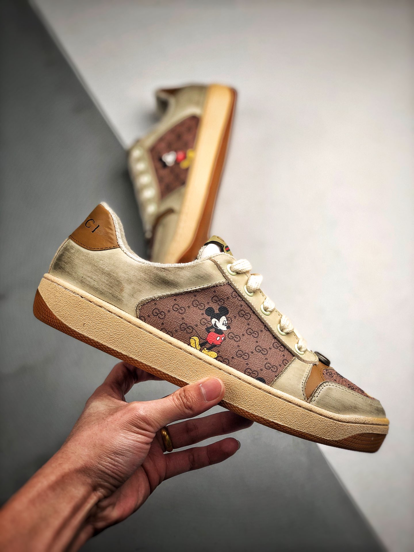 240 Gucci 古驰米老鼠 余文乐板鞋系列