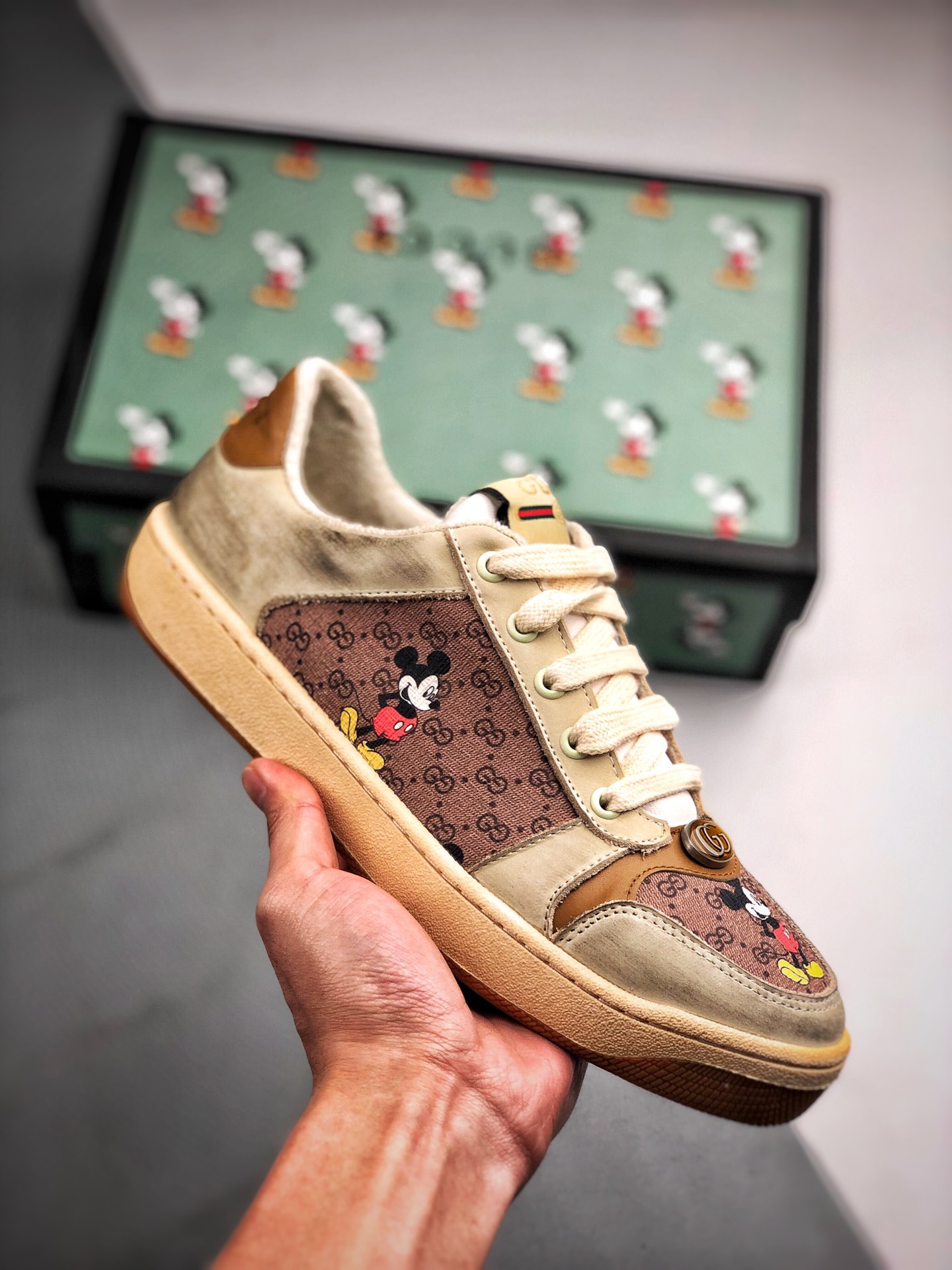 240 Gucci 古驰米老鼠 余文乐板鞋系列