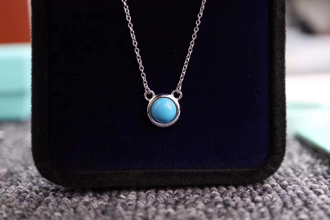 Tiffany & Co. Tiffany&Co. 绿松石锁骨项链米奇款
