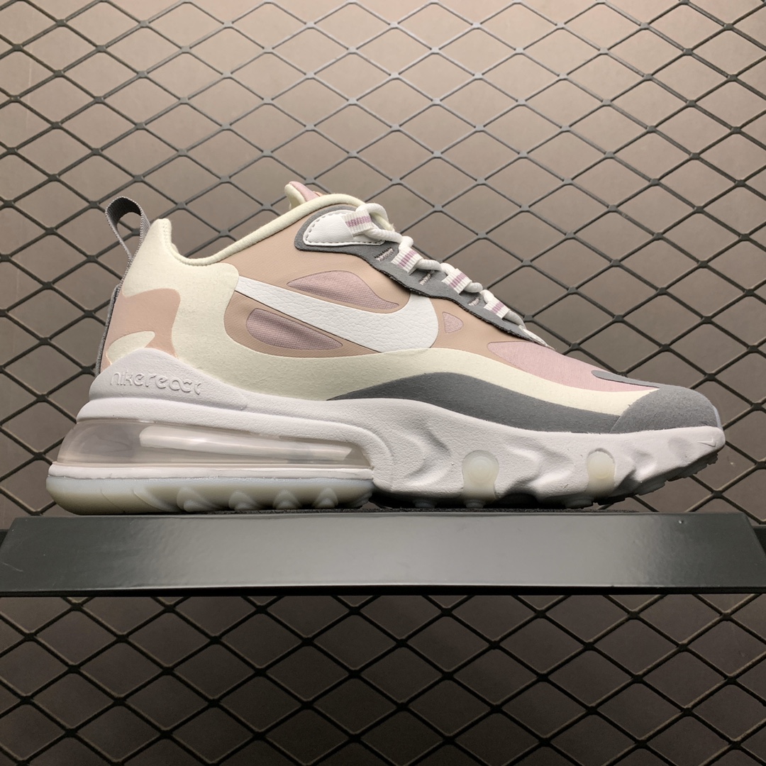 190 小红书爆款配色 Nike Max 270 React 混合科技半掌气垫跑步鞋 CI3899-005