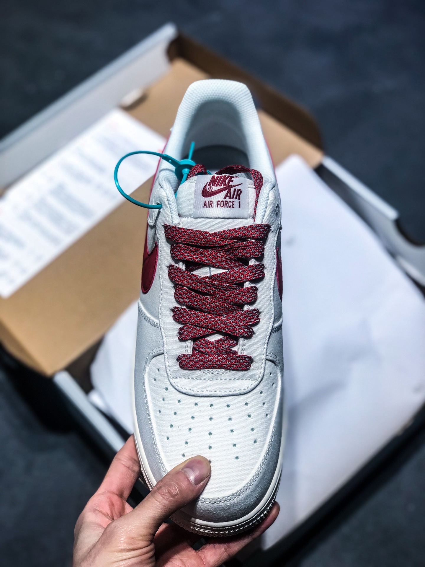 p190 Air Force 1'07 空军一号帆布3M反光镭射低帮休闲板鞋 315122-103