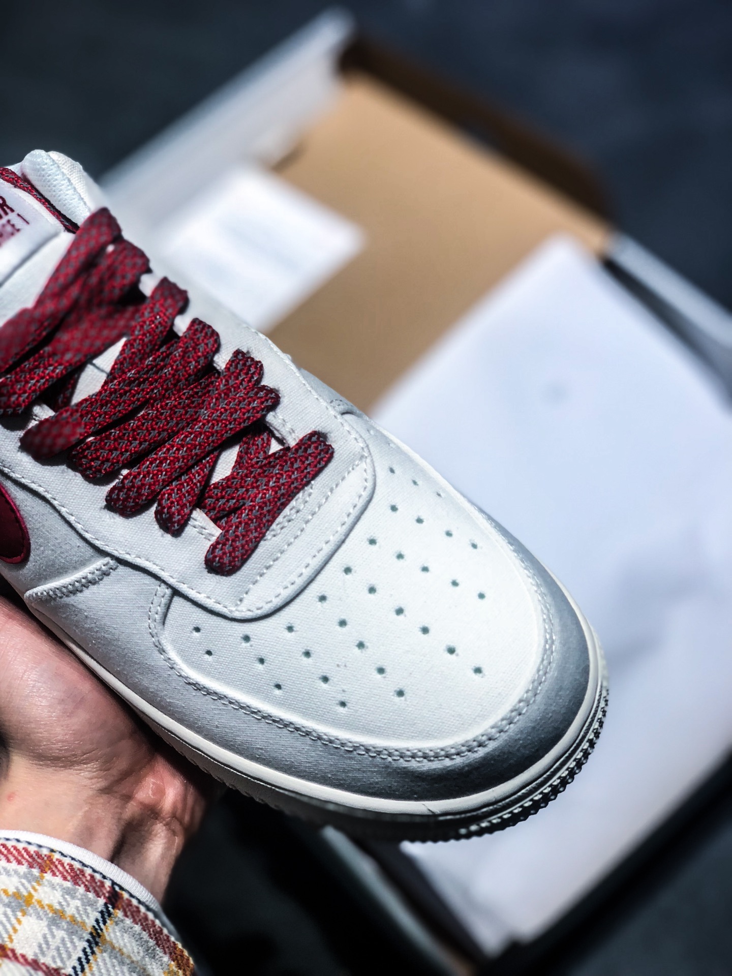 p190 Air Force 1'07 空军一号帆布3M反光镭射低帮休闲板鞋 315122-103