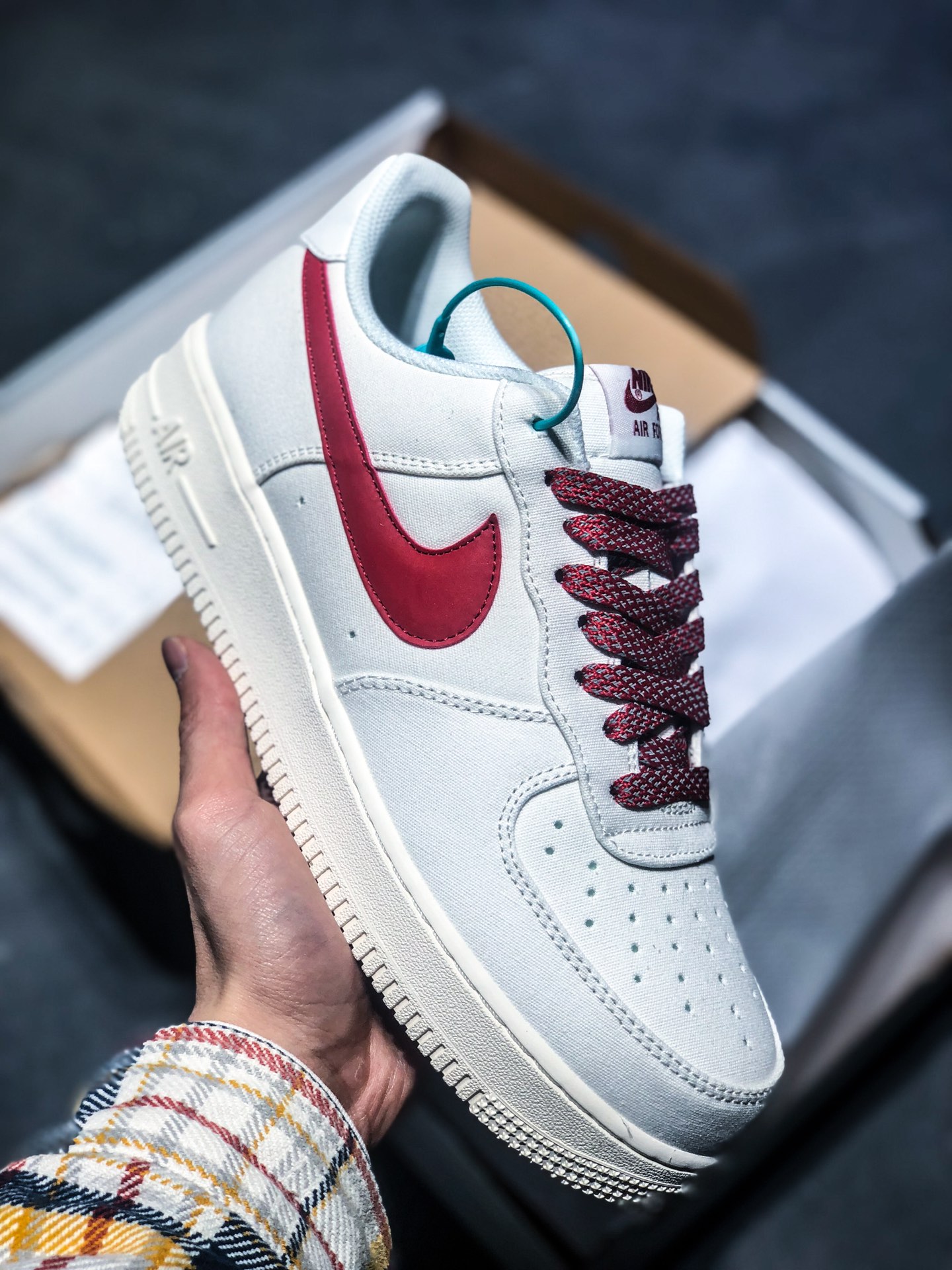 p190 Air Force 1'07 空军一号帆布3M反光镭射低帮休闲板鞋 315122-103