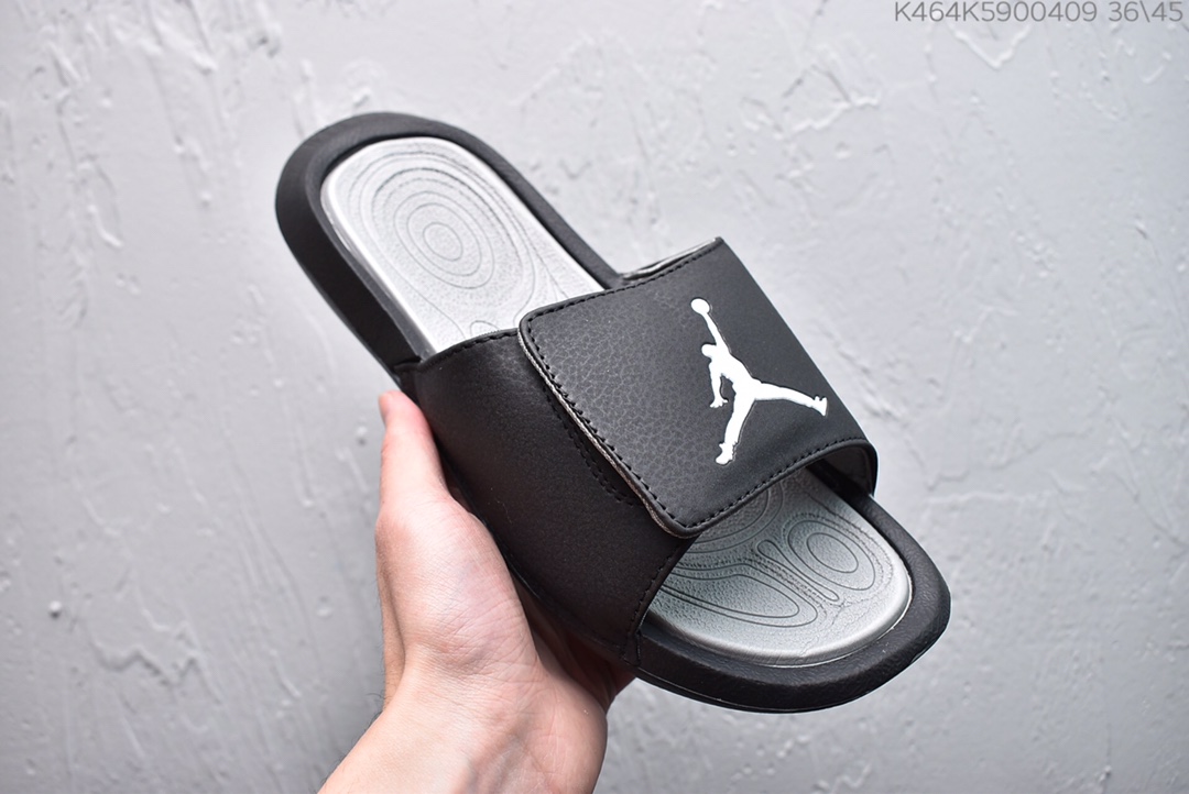 45 飞人乔丹aj6 拖鞋男夏季沙滩情侣运动凉鞋魔术贴男