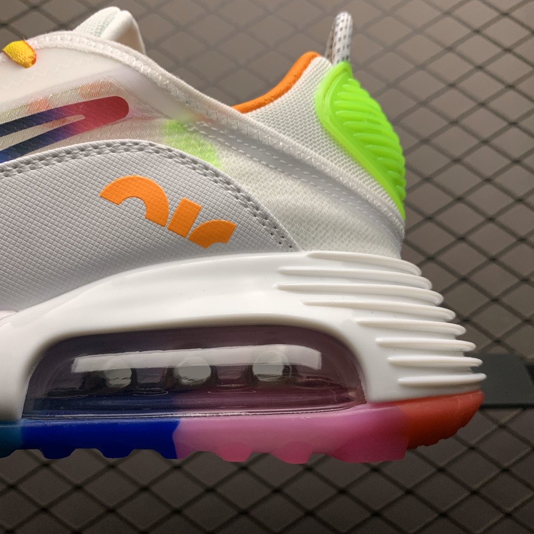 190 Nike Air Max 2090 白彩虹气垫跑步鞋 CT7695-105