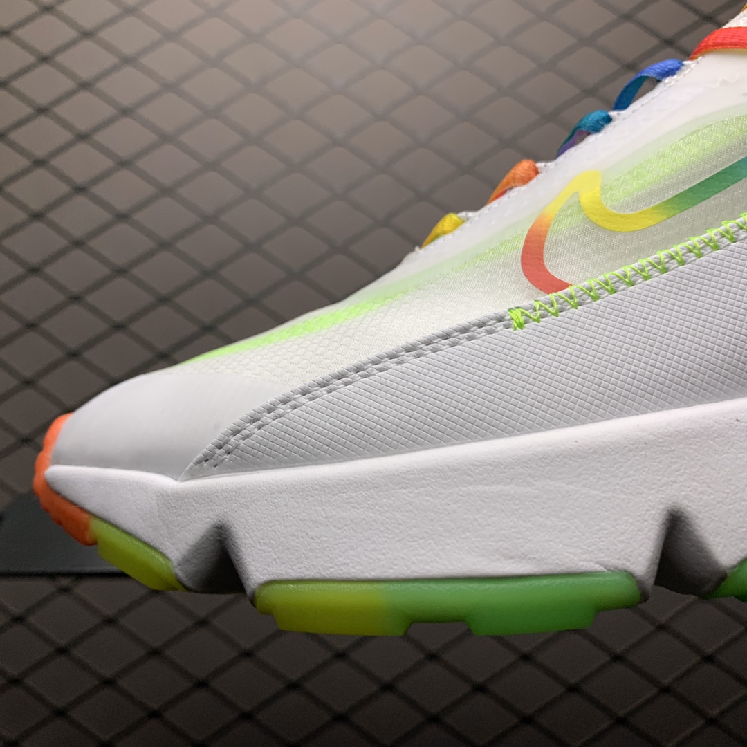 190 Nike Air Max 2090 白彩虹气垫跑步鞋 CT7695-105