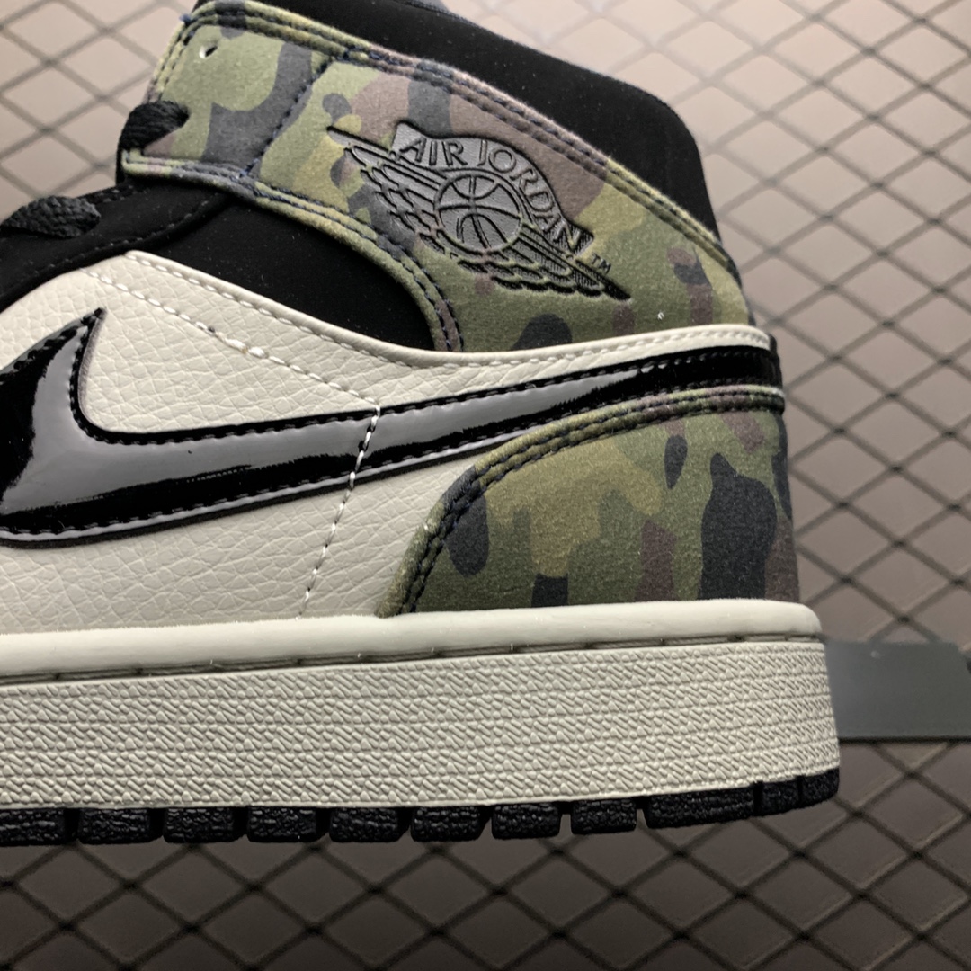 260 Air Jordan 1 MID AJ1乔1中帮文化休闲运动板鞋 CW5490-001