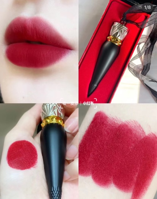 Christian Louboutin Rouge Matte Lipstick - Velvety Finish, Intense Cherry Red 1 Christian Louboutin Rouge Matte Lipstick - Velvety Finish, Intense Cherry Red