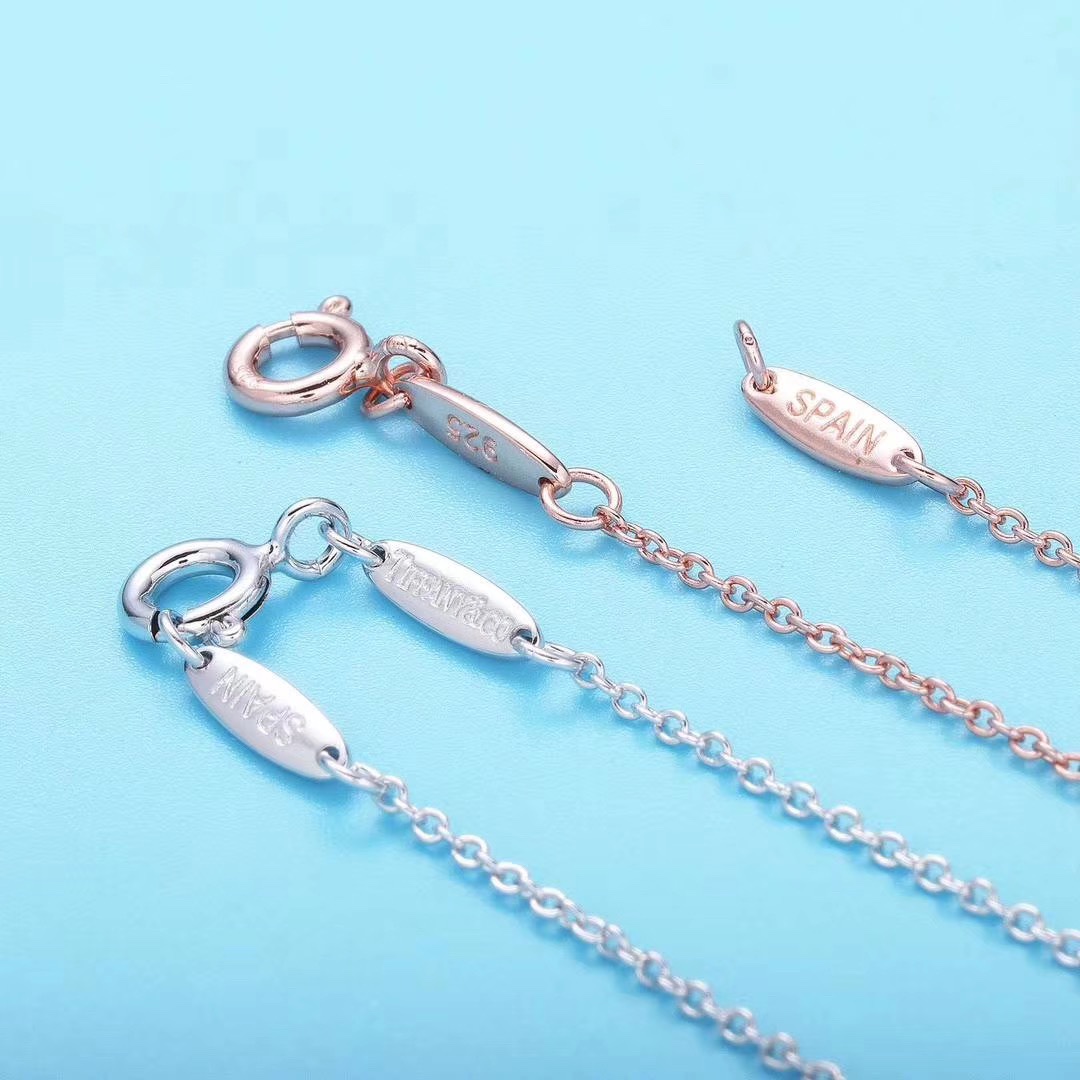 Tiffany & Co. Tiffany&Co.Bow系列镶钻蝴蝶结项链