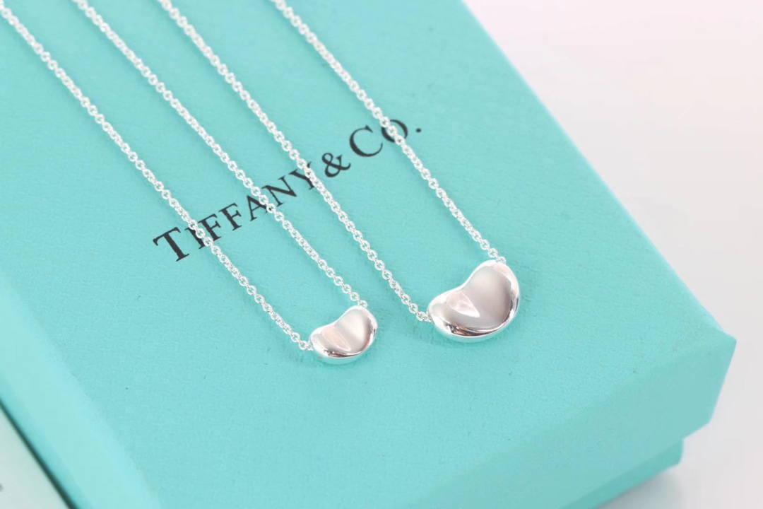 Tiffany & Co. Tiffany&Co.爱之印 Bean豆豆纯银项链