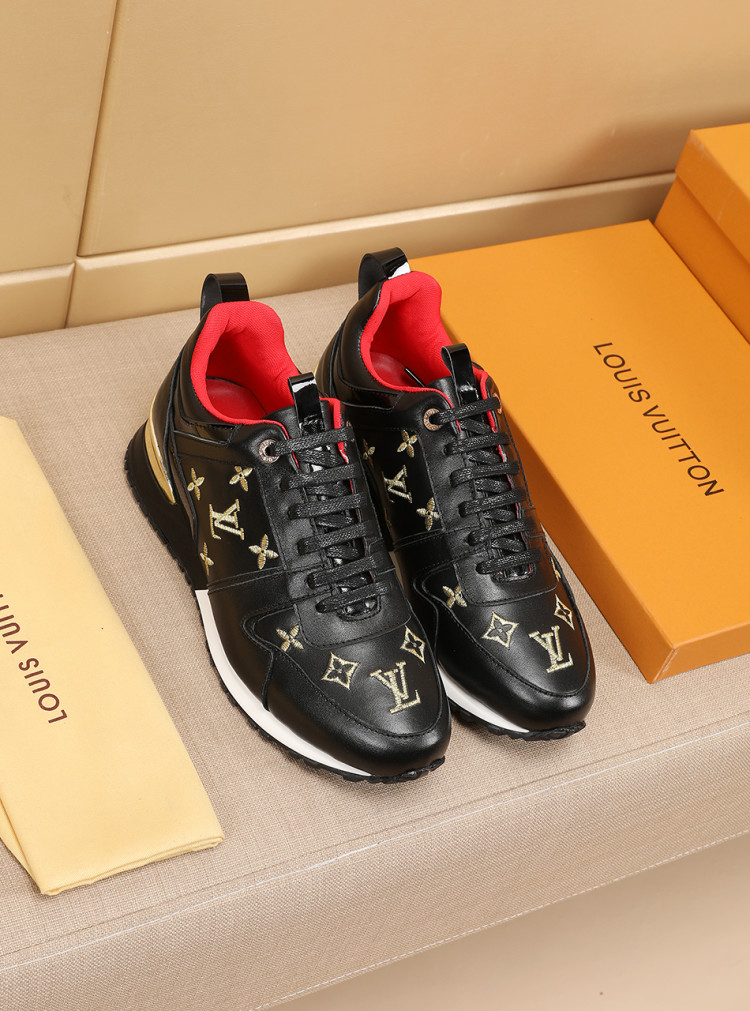 Louis Vuitton Leather Sneakers with Embroidered Monogram - Unisex Design 3 a1586530744776 7563