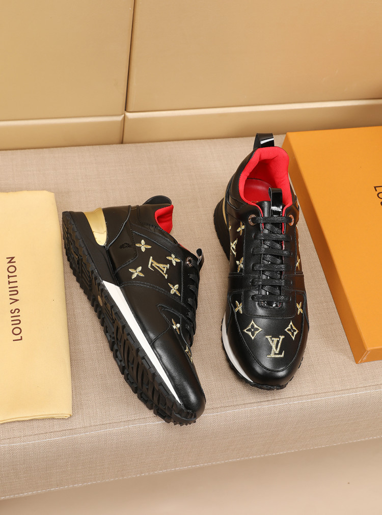 Louis Vuitton Leather Sneakers with Embroidered Monogram - Unisex Design 4 a1586530744944 5368