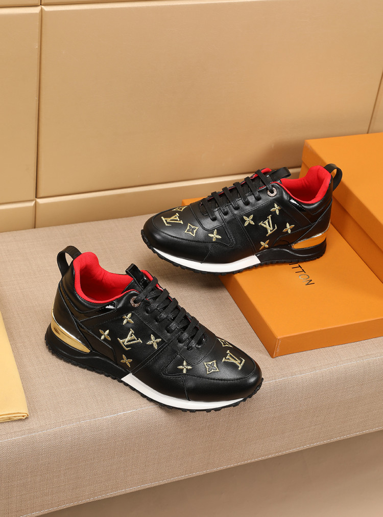 Louis Vuitton Leather Sneakers with Embroidered Monogram - Unisex Design 5 a1586530745109 6147