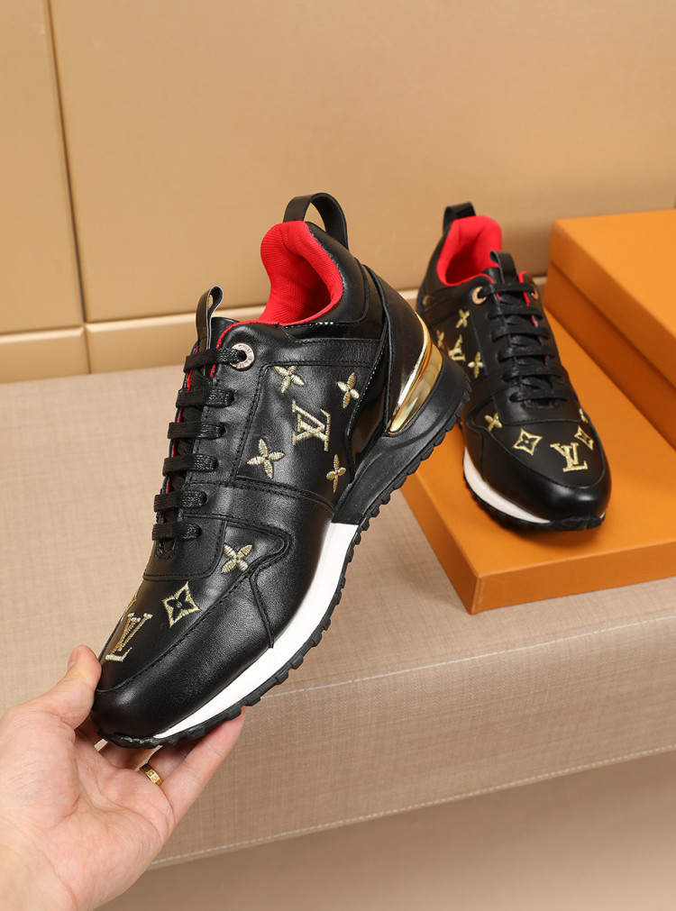 Louis Vuitton Leather Sneakers with Embroidered Monogram - Unisex Design 7 a1586530745592 2630