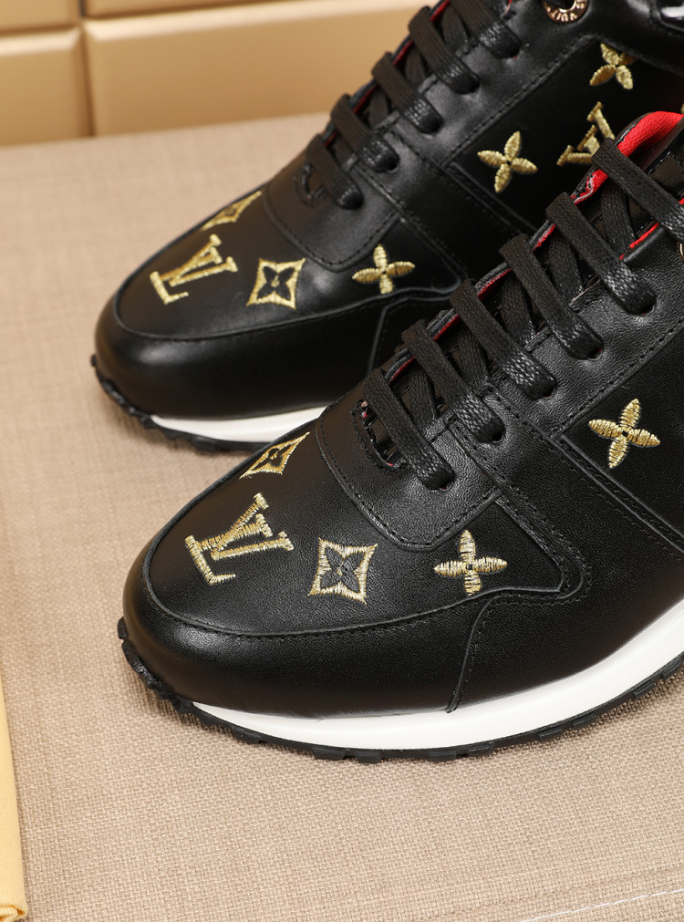 Louis Vuitton Leather Sneakers with Embroidered Monogram - Unisex Design 8 a1586530745784 3562