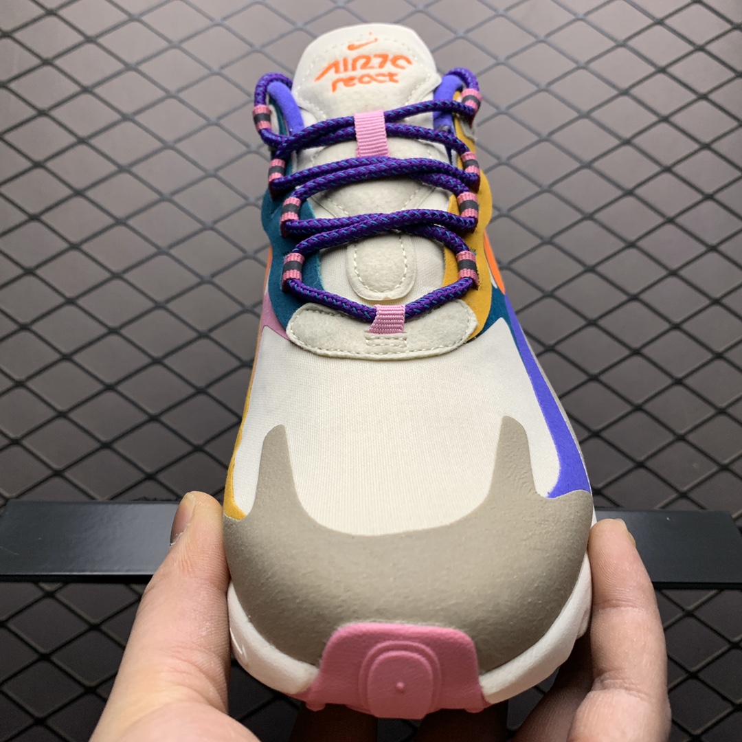 190 Nike Max 270 React 混合科技半掌气垫跑步鞋 CU3014-181