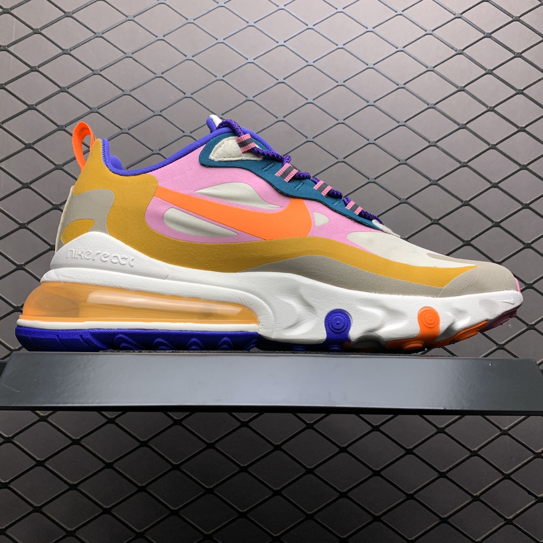 190 Nike Max 270 React 混合科技半掌气垫跑步鞋 CU3014-181