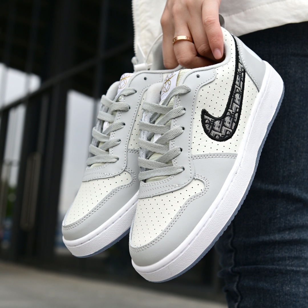 合集图 130 耐克/Nike Court Borougu Air Jordan 迪奥 Diro 联名款 1 乔1 乔丹一代 AJ1 低帮系带 CU2983