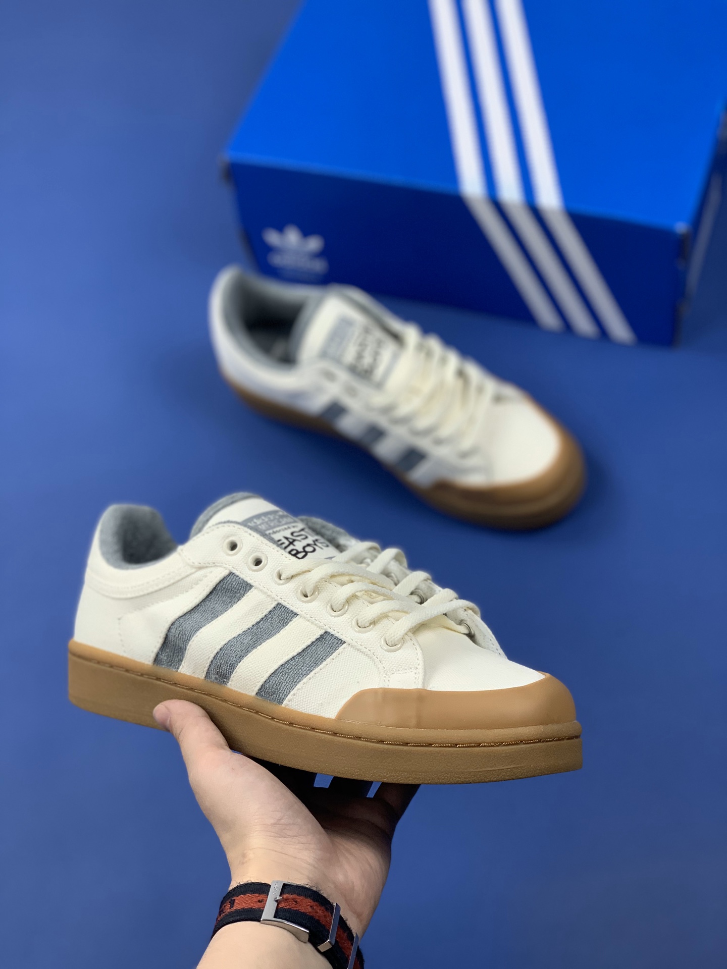 120 公司级 阿迪达斯官方新品 Adidas OROP STEP 三叶草 鹿晗吴亦凡明星同款 经典潮流休闲鞋 VF56