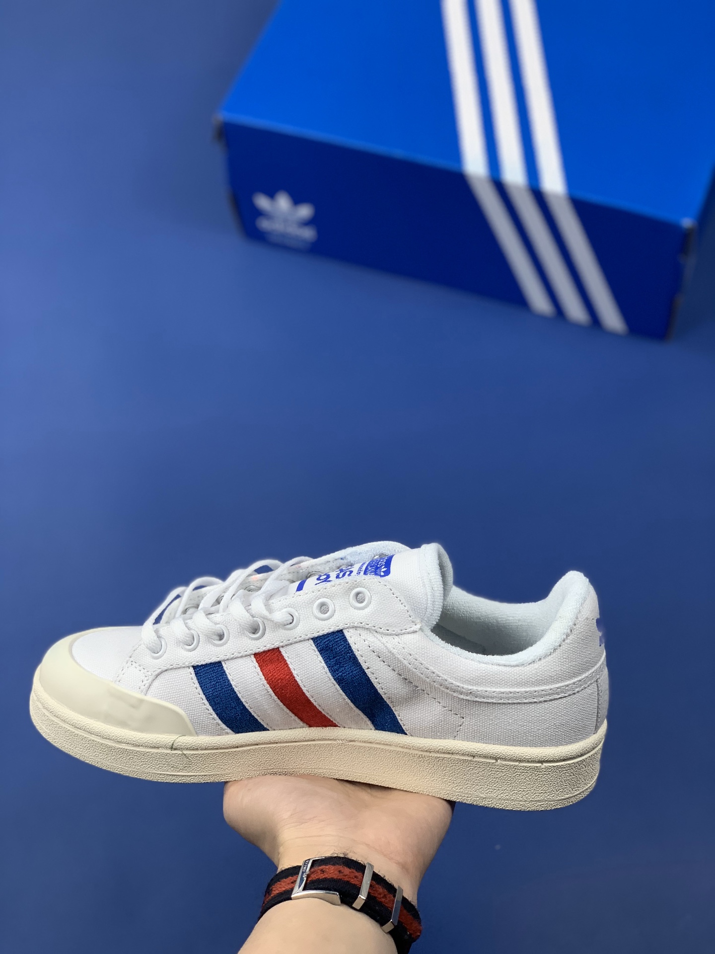 120 公司级  阿迪达斯官方新品 Adidas OROP STEP 三叶草 鹿晗吴亦凡明星同款 经典潮流休闲鞋 VF56