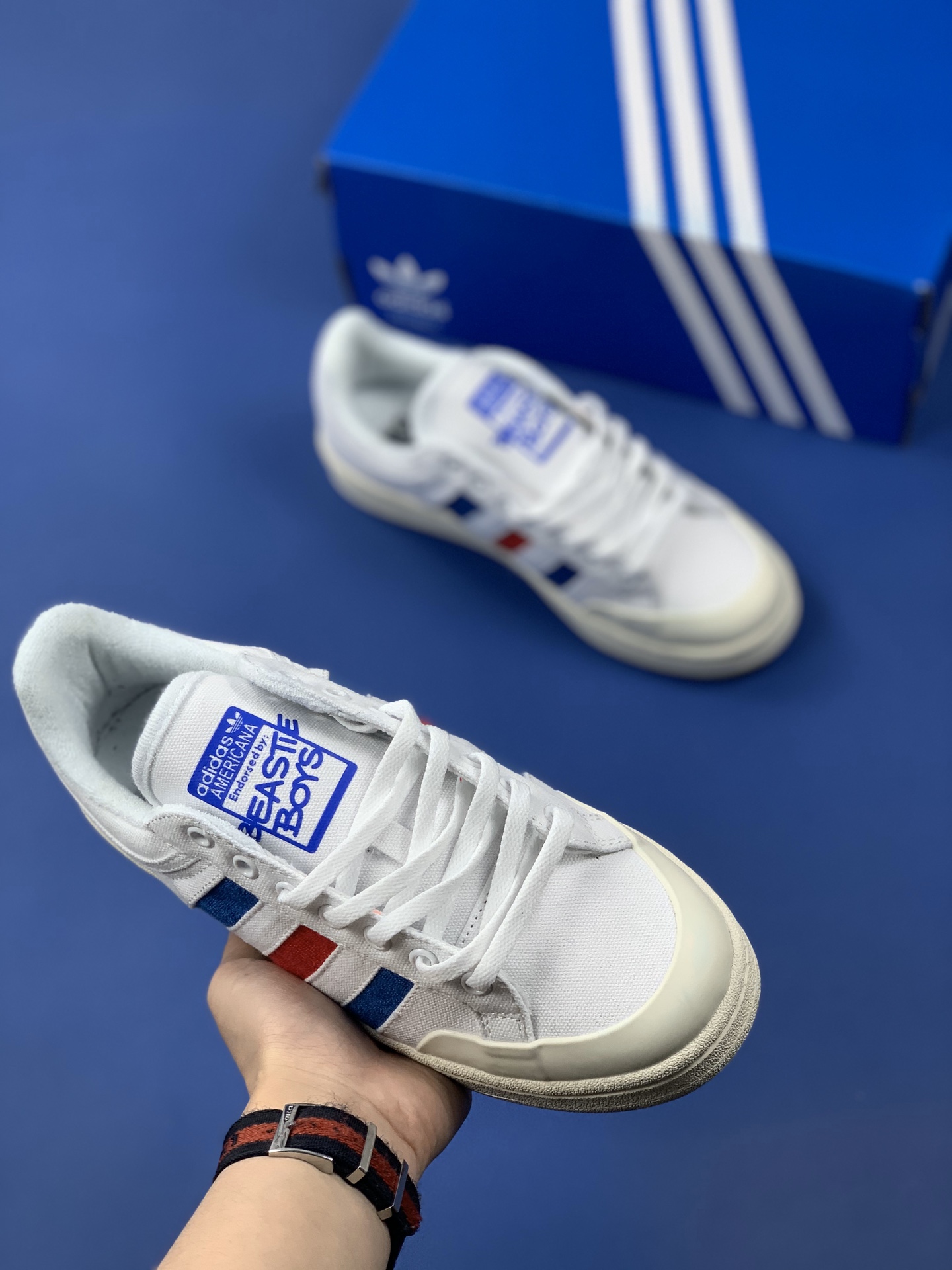 120 公司级  阿迪达斯官方新品 Adidas OROP STEP 三叶草 鹿晗吴亦凡明星同款 经典潮流休闲鞋 VF56