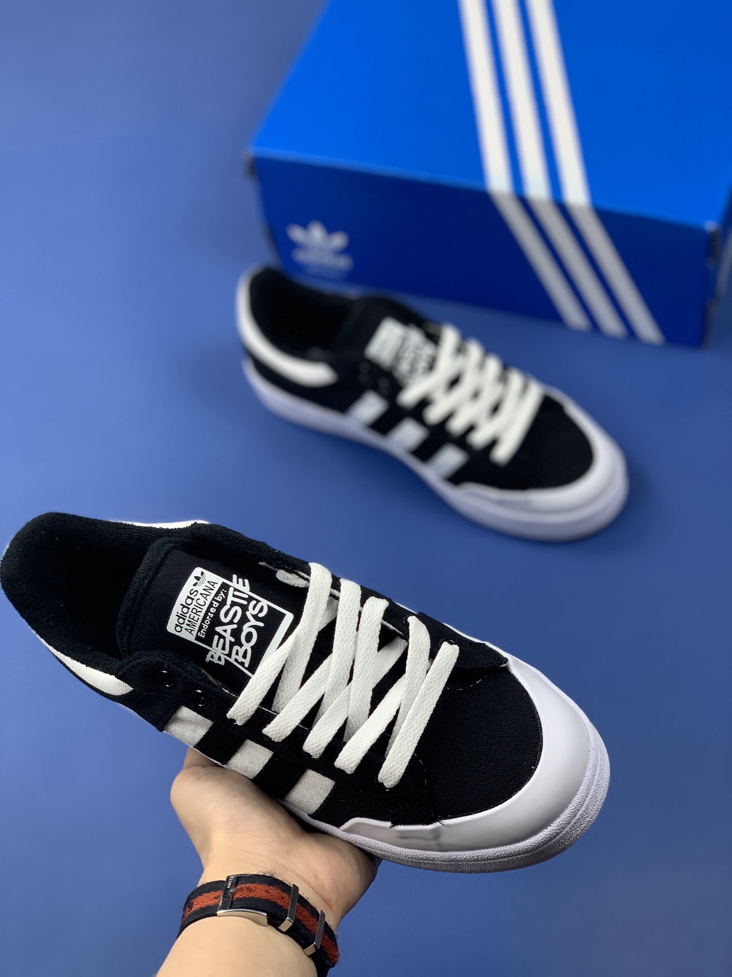 120 公司级  阿迪达斯官方新品 Adidas OROP STEP 三叶草 鹿晗吴亦凡明星同款 经典潮流休闲鞋 VF56