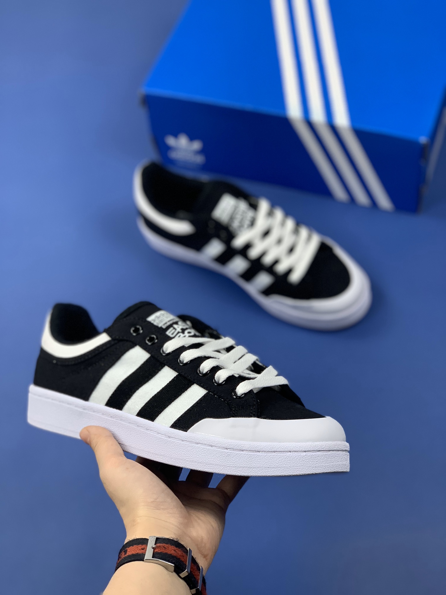 120 公司级  阿迪达斯官方新品 Adidas OROP STEP 三叶草 鹿晗吴亦凡明星同款 经典潮流休闲鞋 VF56