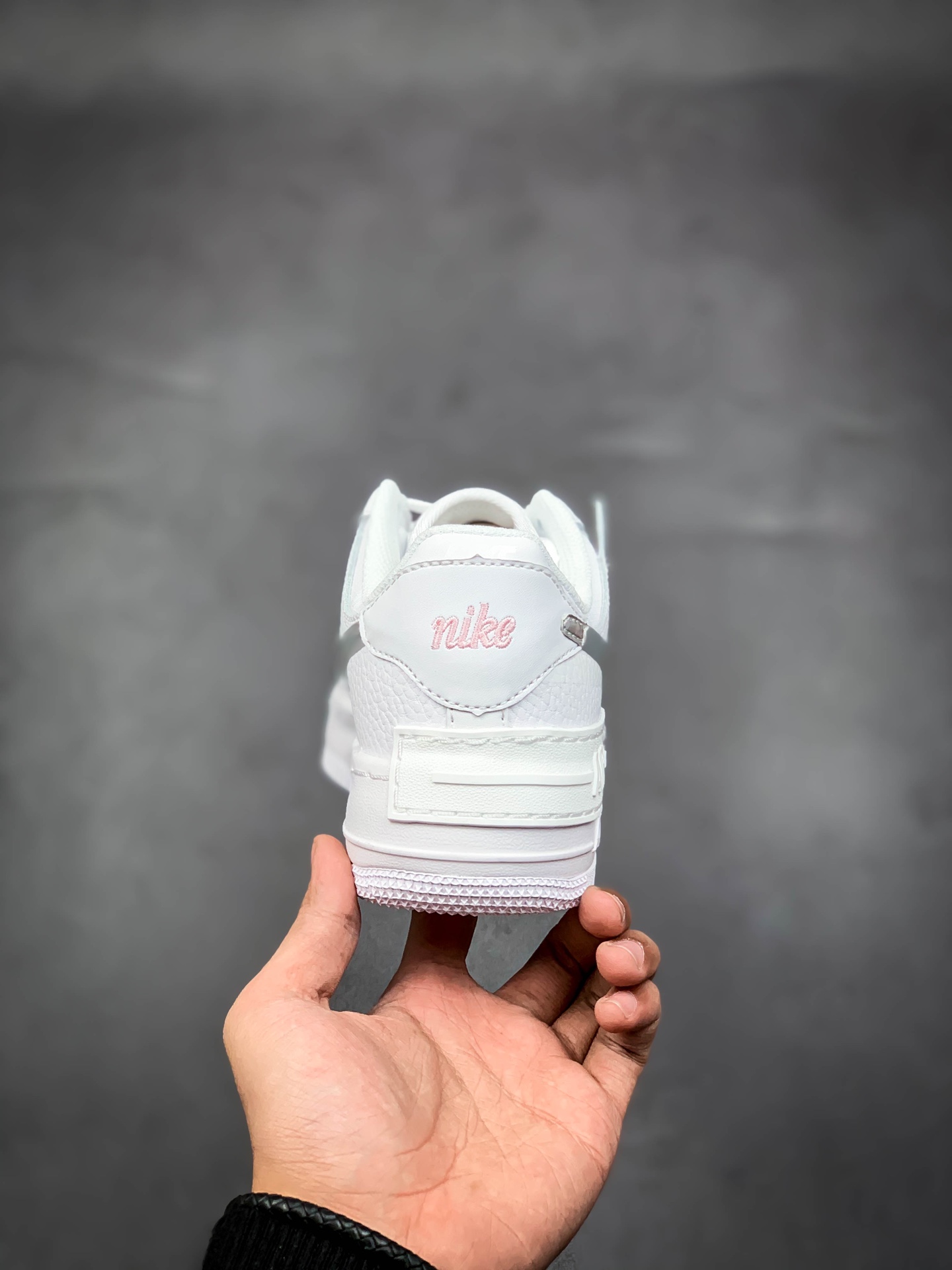 190 空军耐克马卡龙新配色 镭射银钩 小花Nike Air Force 1 Shadow AF1拼接 马卡龙  CK3172 003