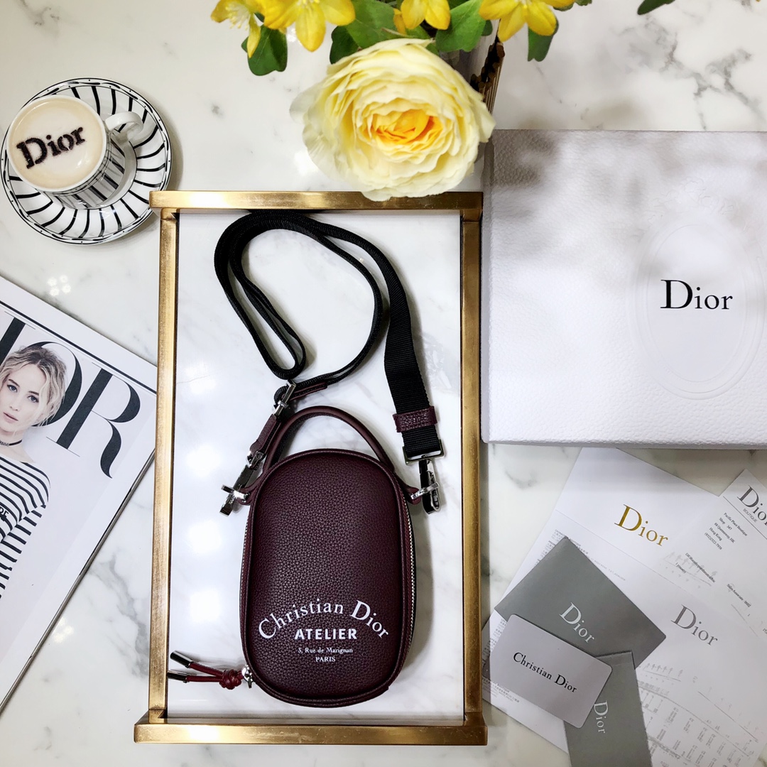 Dior Crossbody & Shoulder Bags Unisex Cowhide