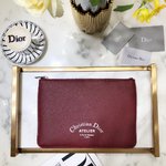 Sell Online Luxury Designer
 Dior Clutches & Pouch Bags Unisex Cowhide