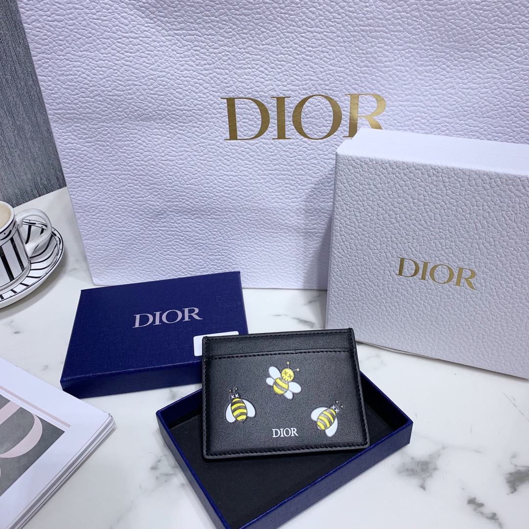 Dior Wallet Card pack Pink Yellow