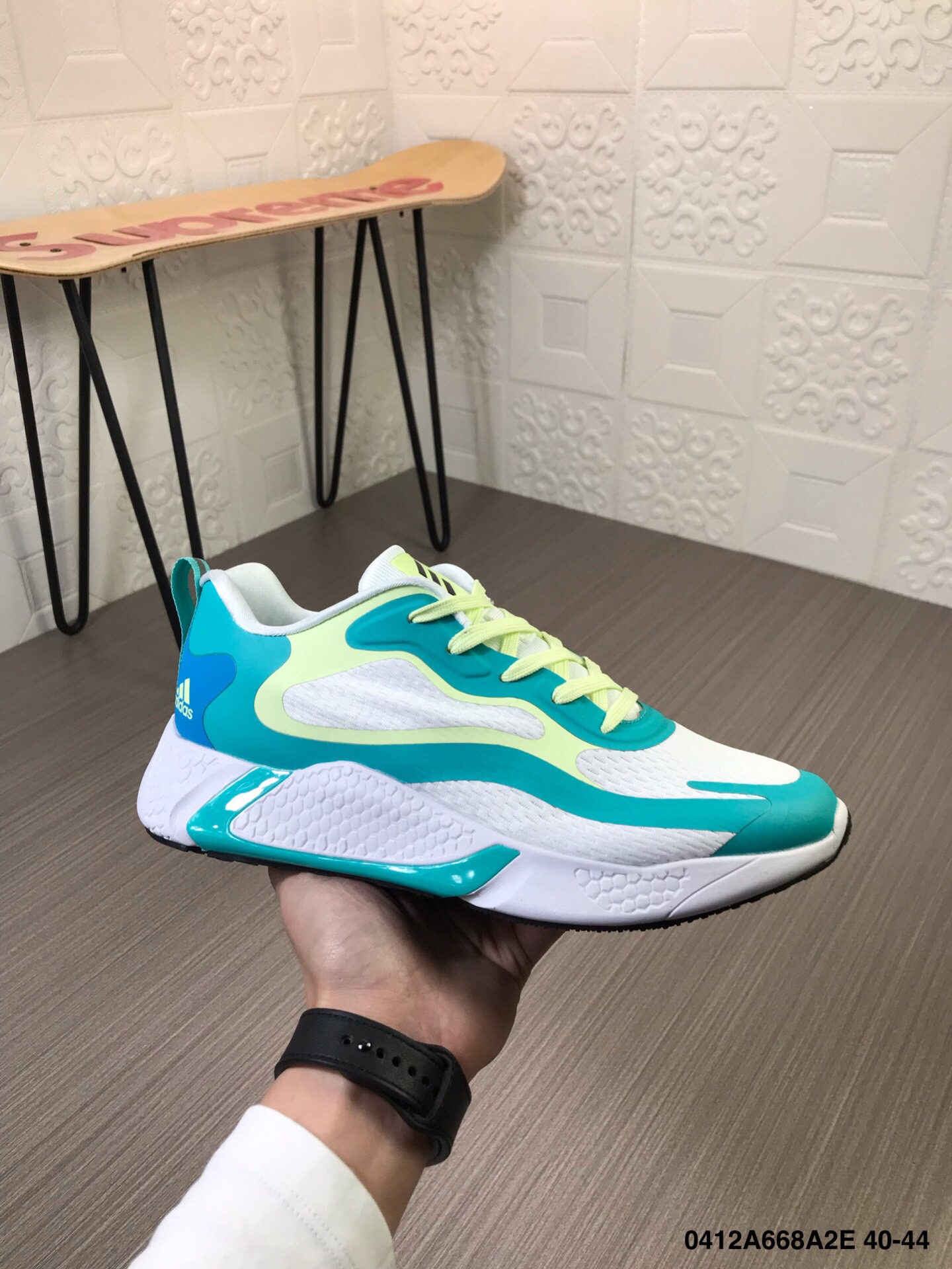 ️ Adidas 阿迪达斯 AlphaBounce Instinct M全新阿尔法 休闲跑步鞋 弹力面网面高频科技鞋面 0412A668A2E