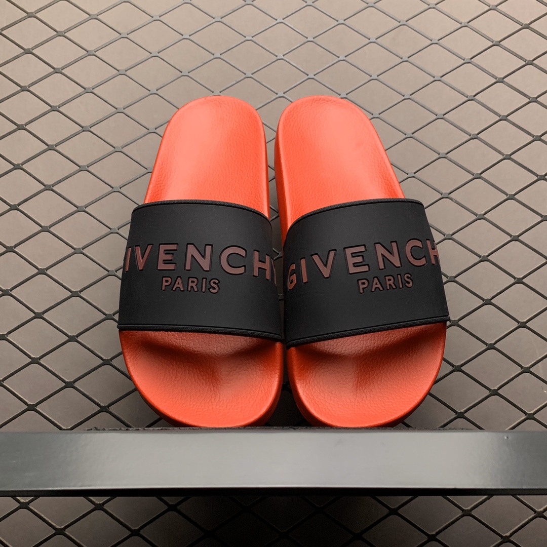 110 Givenchy 纪梵希 19ss夏季一字拖鞋 高端奢潮 网红款 经典潮流Givenchy压纹Logo 超软鞋底拖鞋 海外代购