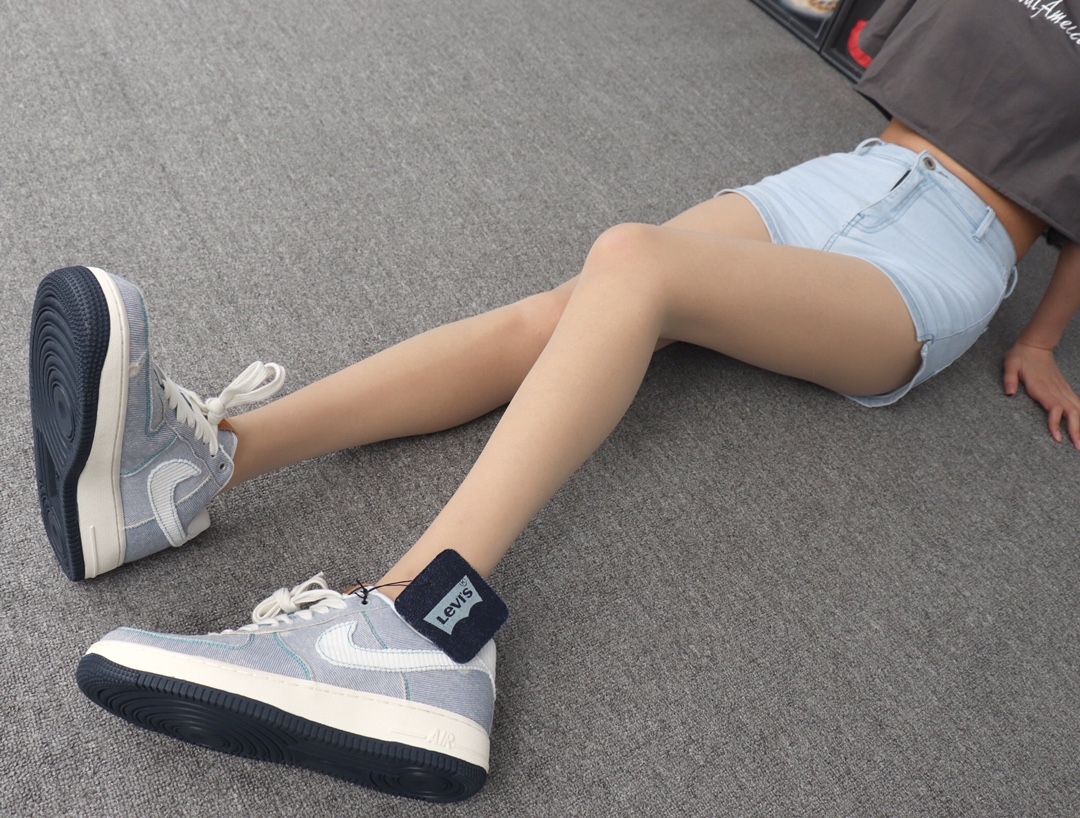 260 Levi's x Air Force 1 李维斯空军联名 CI5766-994 破洞牛仔 真标原盒