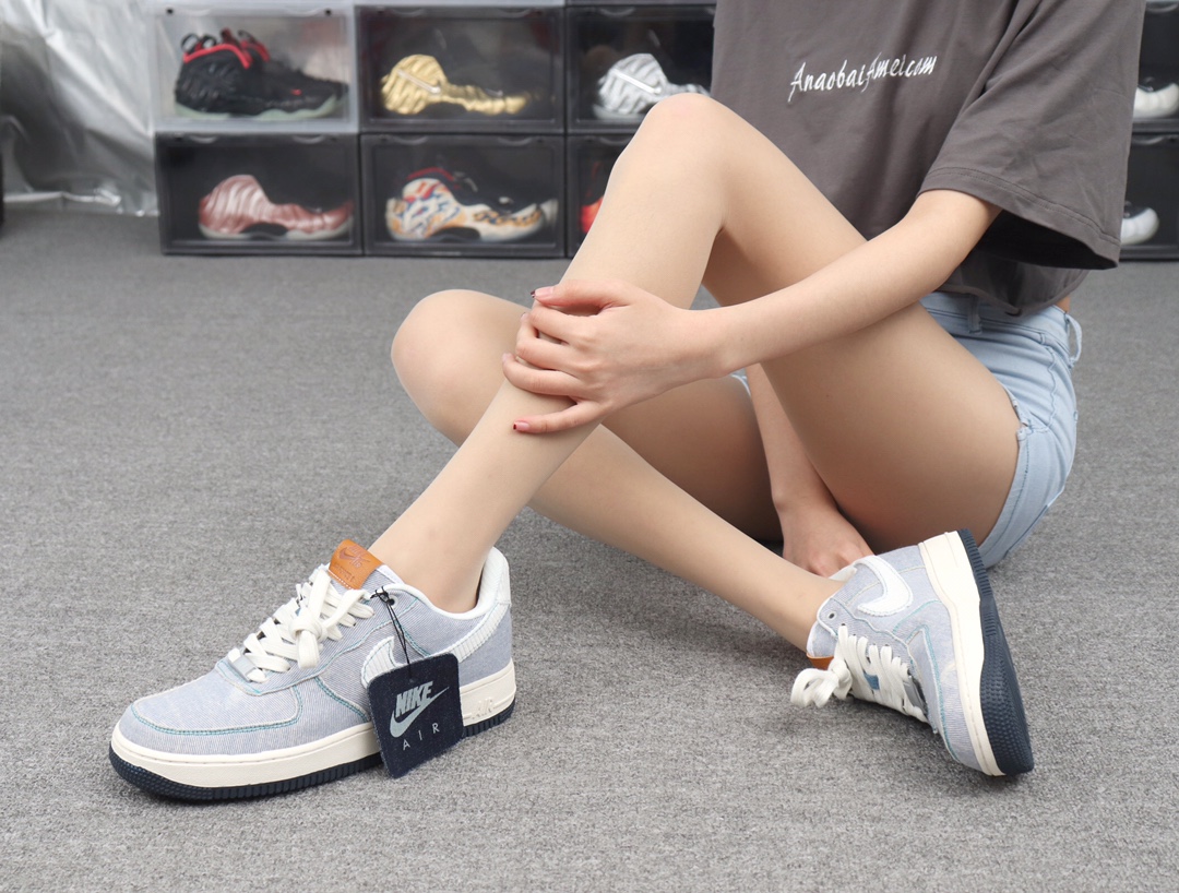 260 Levi's x Air Force 1 李维斯空军联名 CI5766-994 破洞牛仔 真标原盒