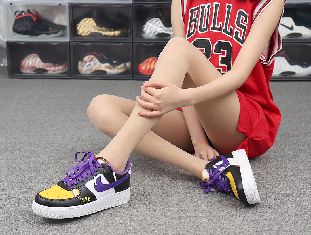 【青春回忆】  260  Nike Air Force 1 KB8626-024 曼巴生涯 致科比青春回忆客制版AF1空军一号