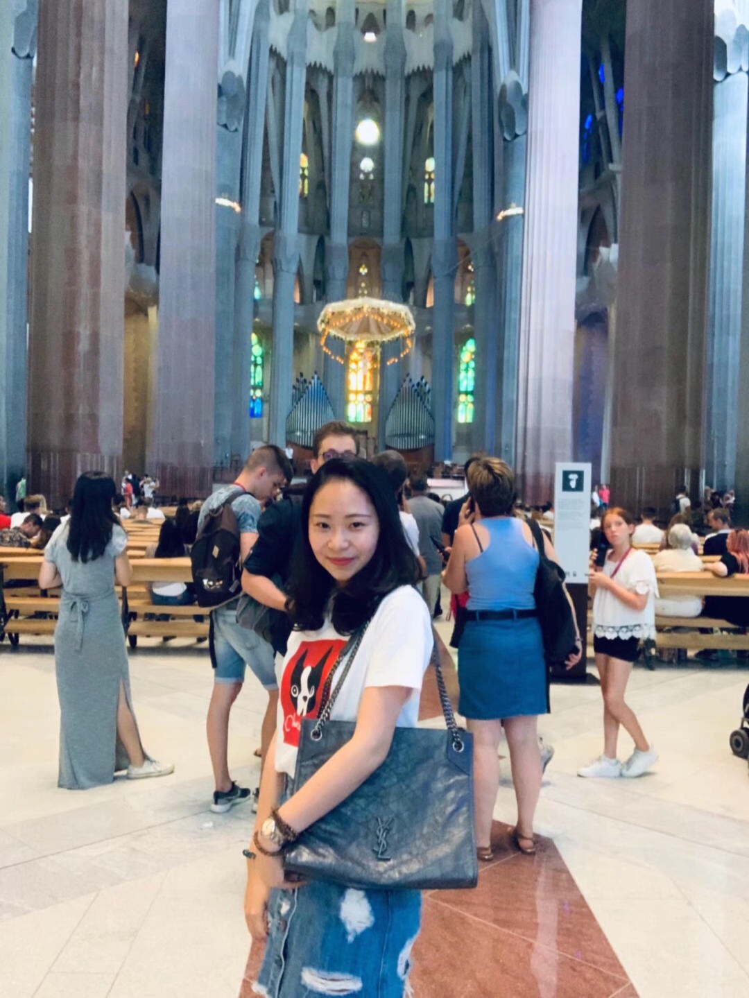 YSL NIKI SHOPPING BAG 33CM 577999深灰色油蜡牛皮